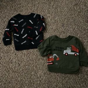 Comfy cute sweaters size 12mon